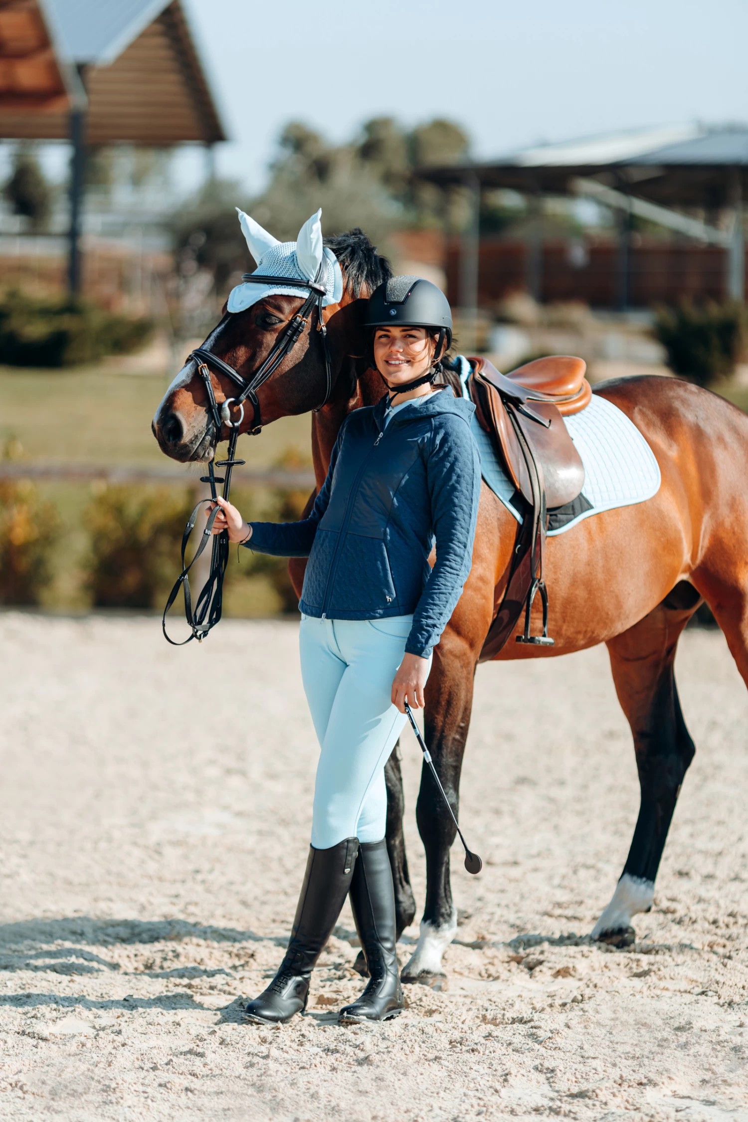 Horze Buxton Anatomische Trense Mit Zügeln – Bild 5