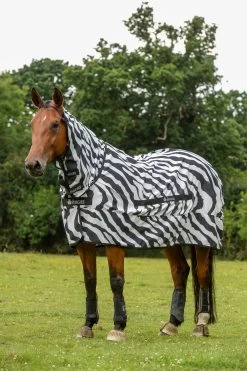 Bucas Sweet-itch Zebra Ekzemerdecke Mit Festem Halsteil