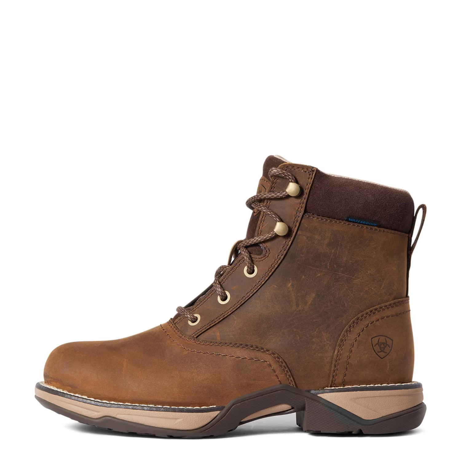 Ariat Anthem Round Toe Wasserdichte Schnürstiefel – Bild 2