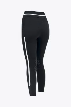 Cavalleria Toscana CT Orbit Damen Kniebesatzreithose Mit Hohem Bund