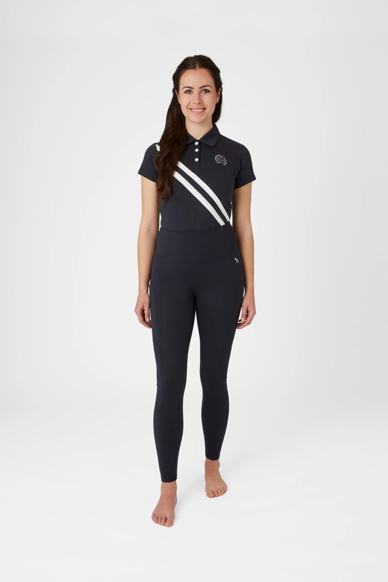 Horze Ginny Damen Reitleggings Mit Silikonvollbesatz Und Handytasche – Bild 18