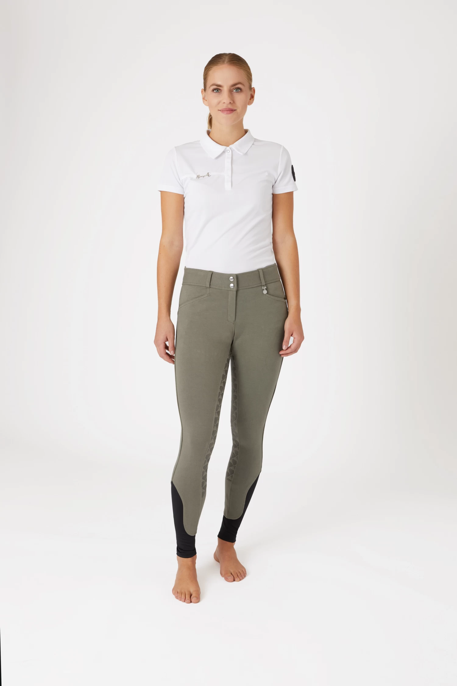 Horze Damen Reithose Mit Silikonvollbesatz Und Hohem Bund – Bild 10