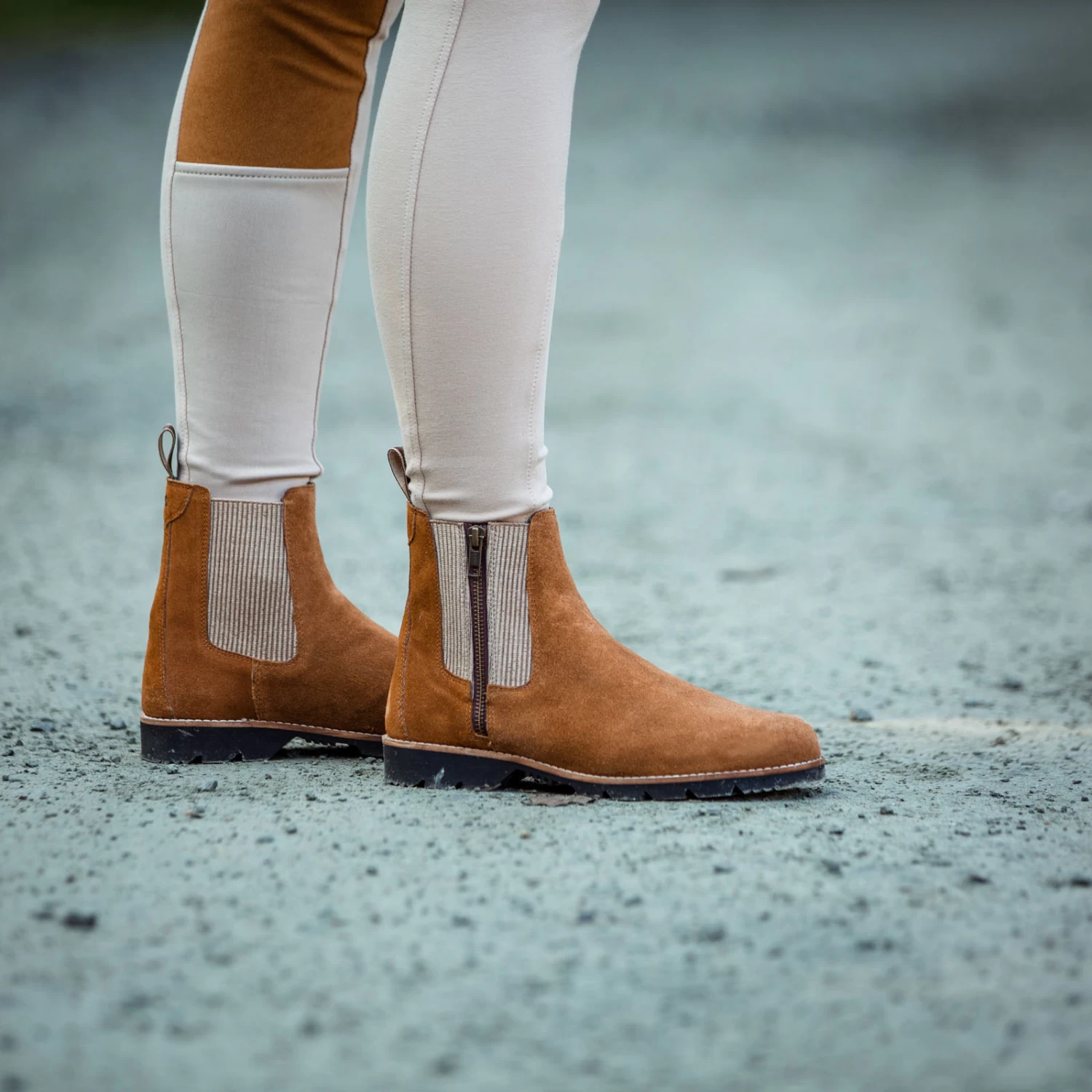 Horze Kensington Damen Wildleder-Reitstiefeletten – Bild 16