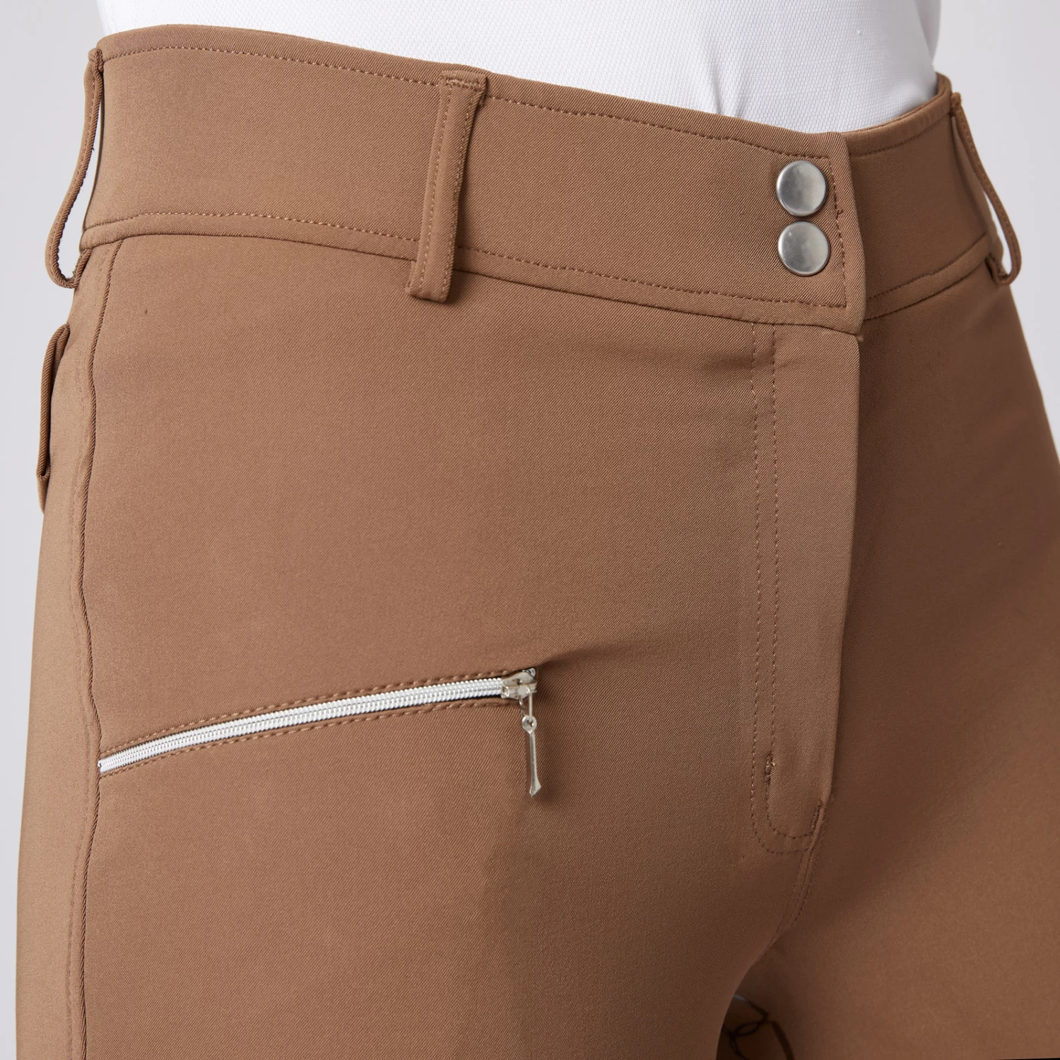 Reithose Mit Vollbesatz Mit Hohem Bund Und Silikon Gebissdruck – Bild 5