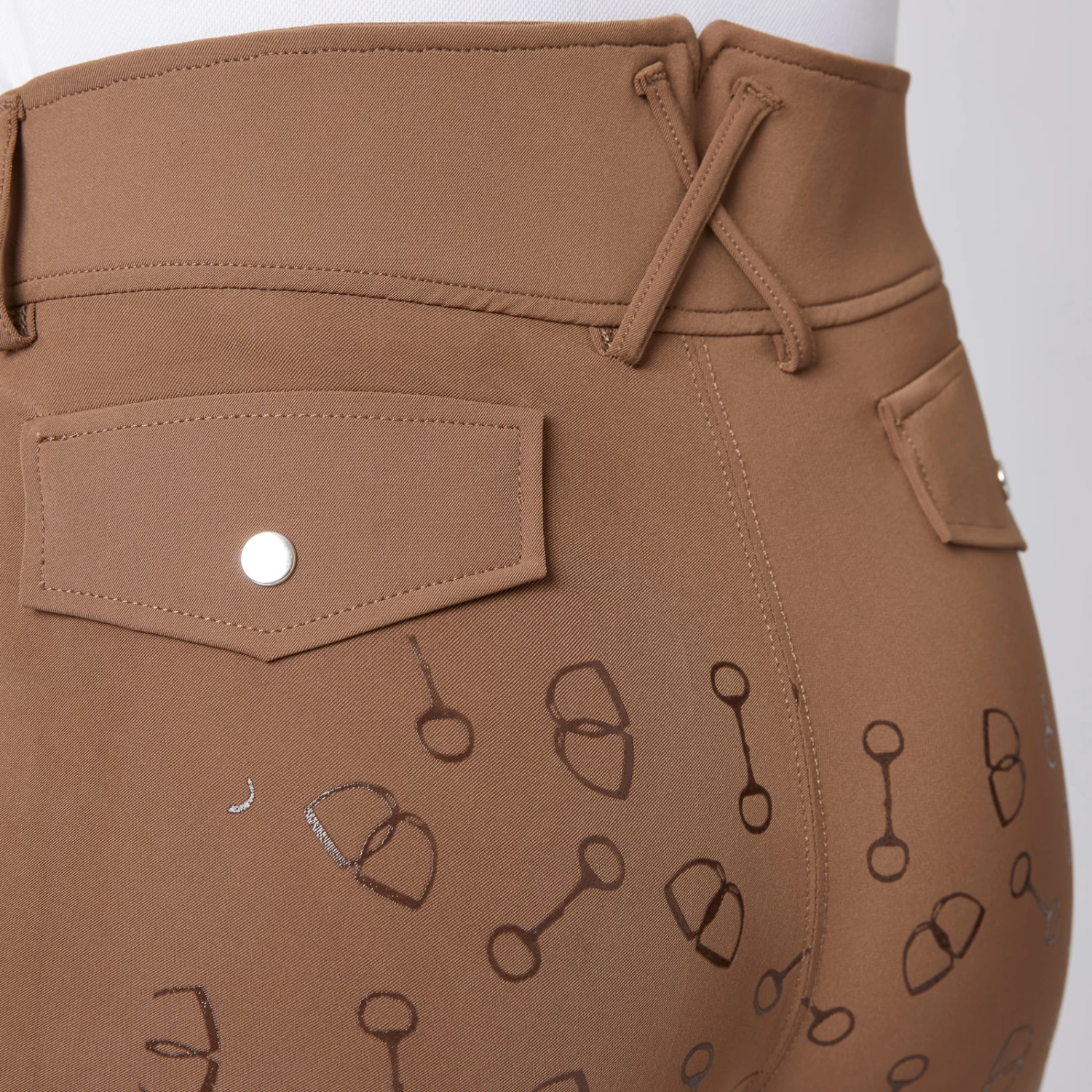 Reithose Mit Vollbesatz Mit Hohem Bund Und Silikon Gebissdruck – Bild 6