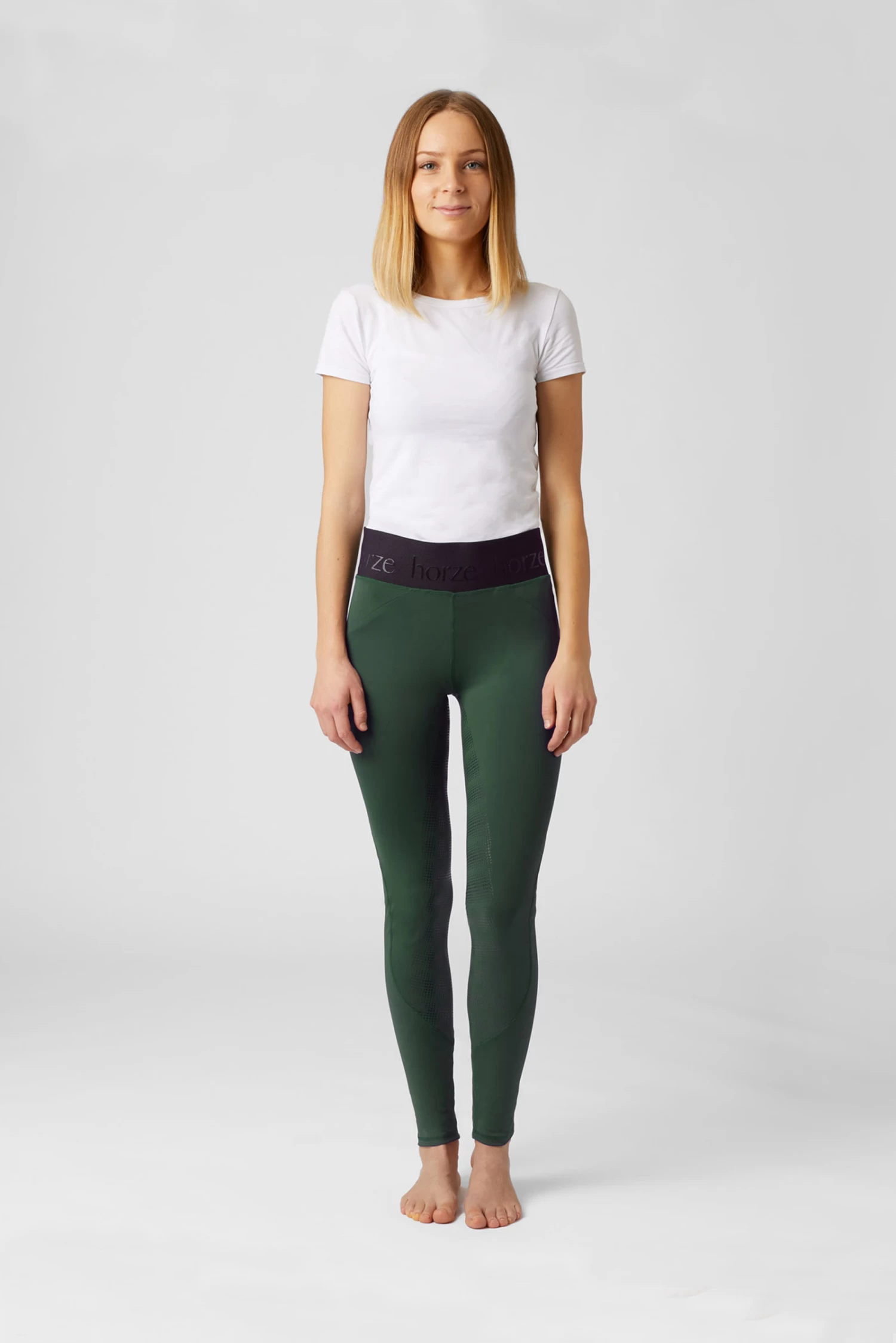 Horze Damen Reitleggings Mit Vollbesatz Und Elastischem Bund – Bild 8