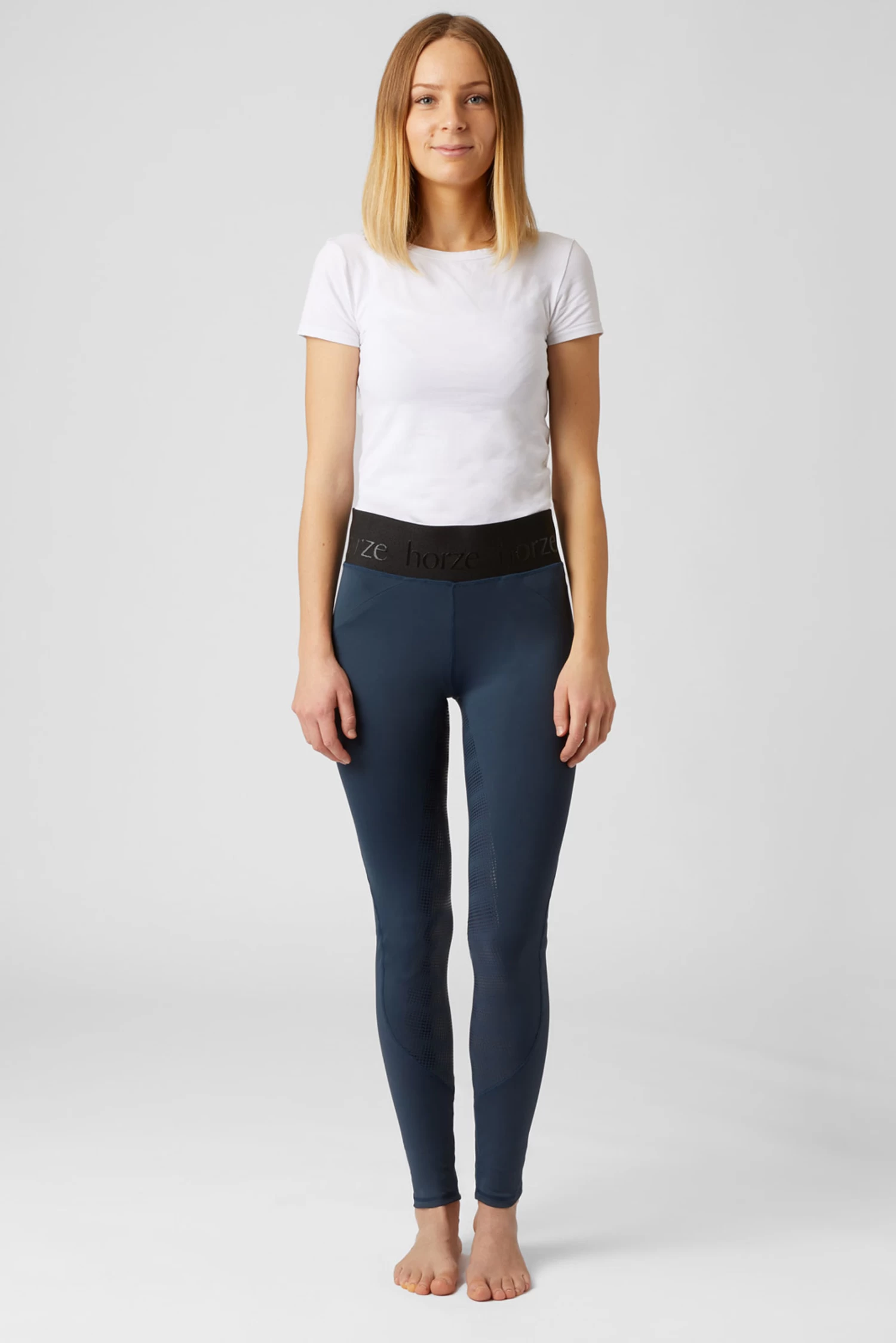 Horze Damen Reitleggings Mit Vollbesatz Und Elastischem Bund – Bild 3